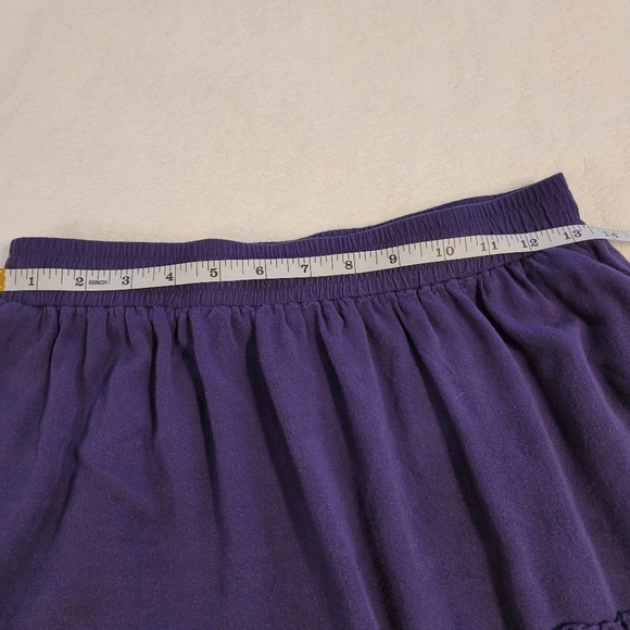 Navy Blue Midi Double Tiered Skirt with Pockets Size Small - Picture 12 of 15